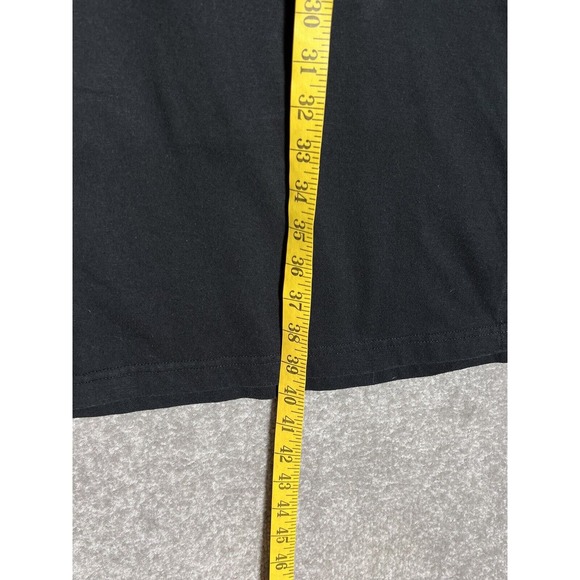 Arli Ixtapa Mexico‎ Palm Tree Short Sleeve Dress Cover Up Womens Size XL Black - Picture 8 of 8